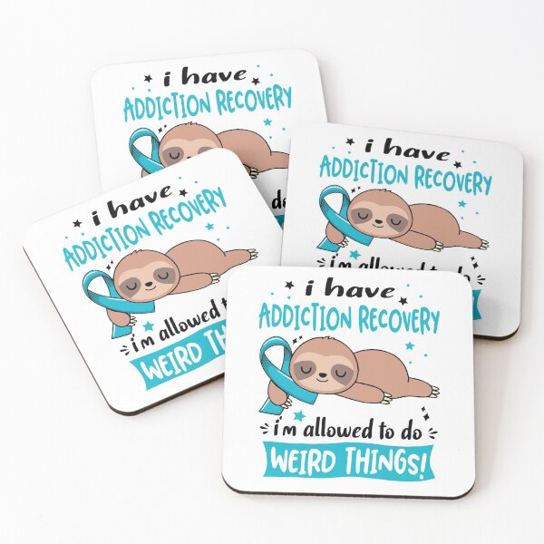 Item preview, Addiction Recovery Awareness Funny I have Addiction Recovery i'm allowed to do Weird Things! designed and sold by JanetShop809.