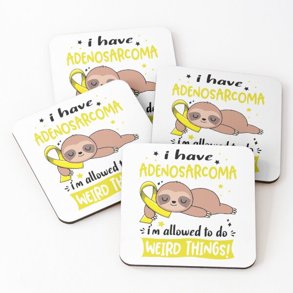 Item preview, Adenosarcoma Awareness Funny I have Adenosarcoma i'm allowed to do Weird Things! designed and sold by JanetShop809.