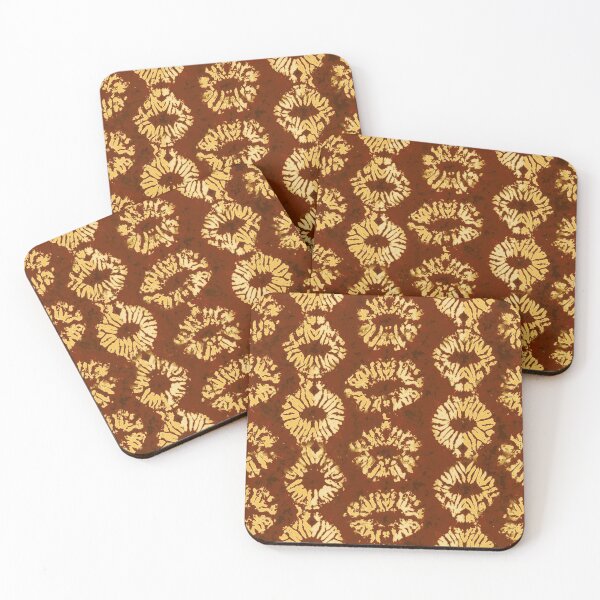 Item preview, Natural Brown tie-dye Abstract Design Pattern designed and sold by V-Top-Design.