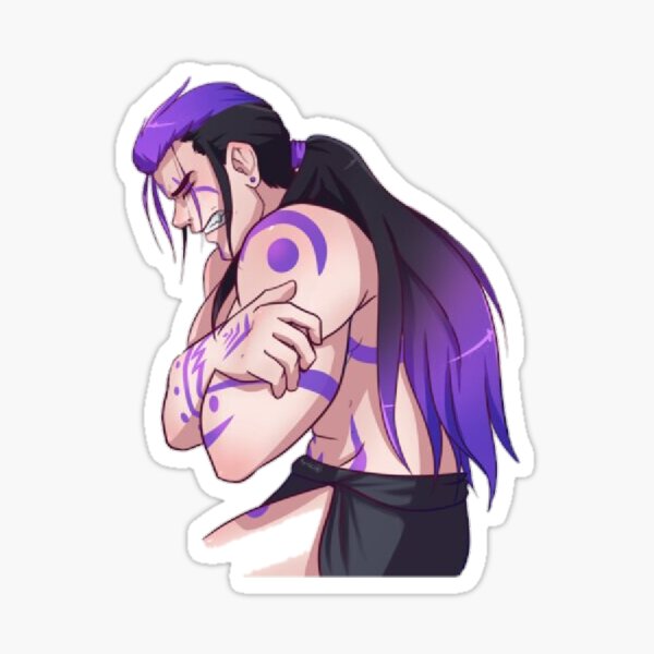 Muscular Anime Guy Sticker for Sale by baraclub