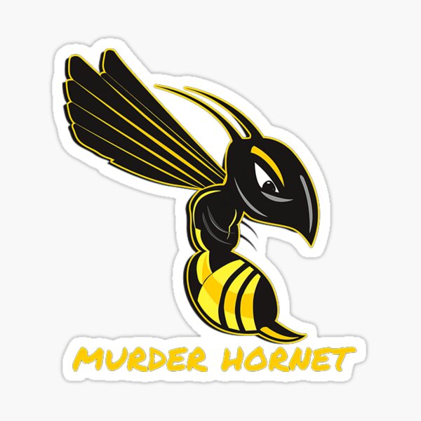 Murder Hornets White Yellow Hockey Jersey