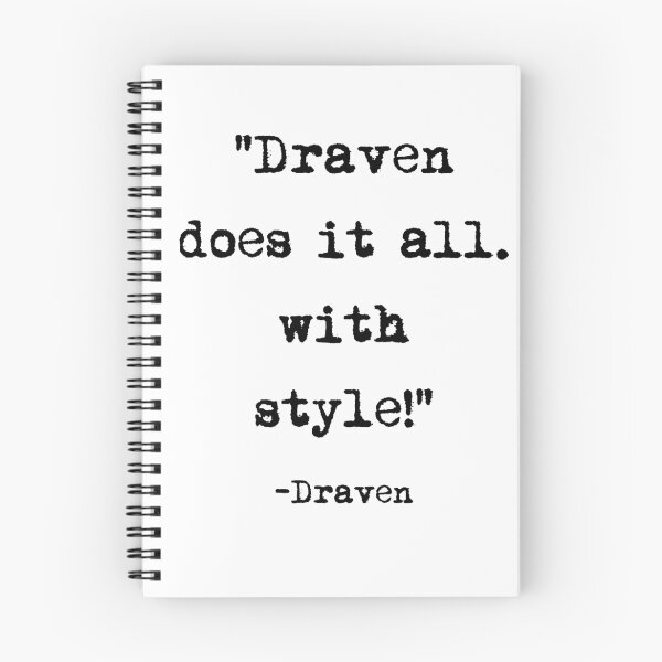 Item preview, Draven quote designed and sold by iPixelian.