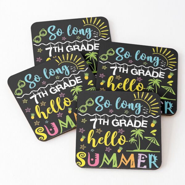 Item preview, Back to School - So long 7th Grade Hello Summer designed and sold by designclub.