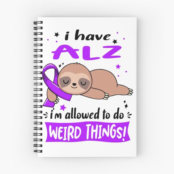 Item preview, ALZ Awareness Funny I have ALZ i'm allowed to do Weird Things! designed and sold by JanetShop809.