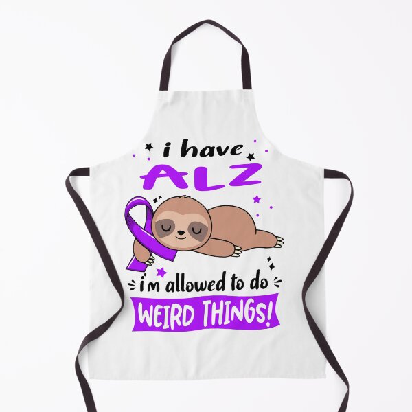 Item preview, ALZ Awareness Funny I have ALZ i'm allowed to do Weird Things! designed and sold by JanetShop809.