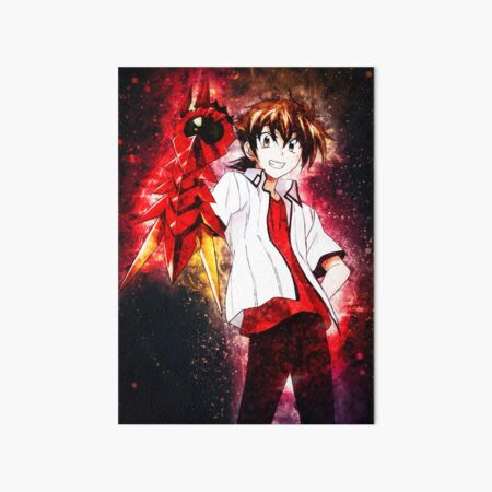 High School DxD Anime Character Issei Hyoudou | Art Board Print