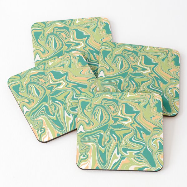 Item preview, Grean And Orange Marble Abstract designed and sold by Serperus.