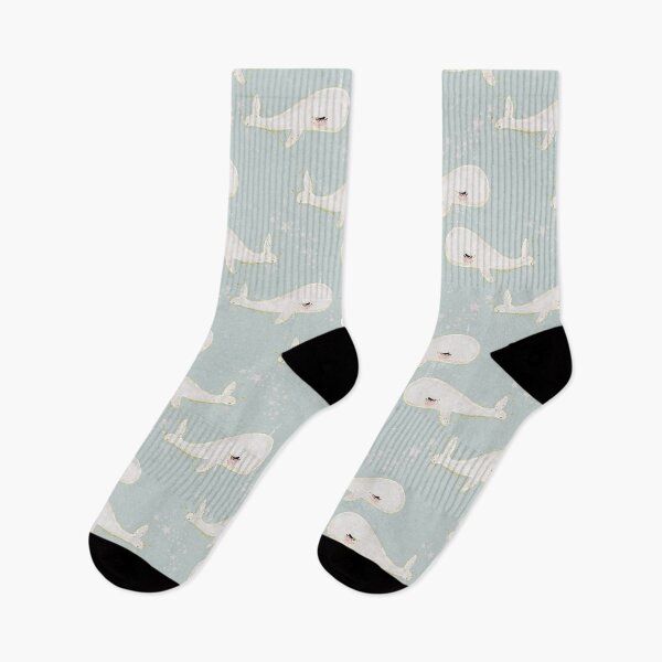 Item preview, Aesthetic Watercolor Whale Pattern designed and sold by PatternTale.