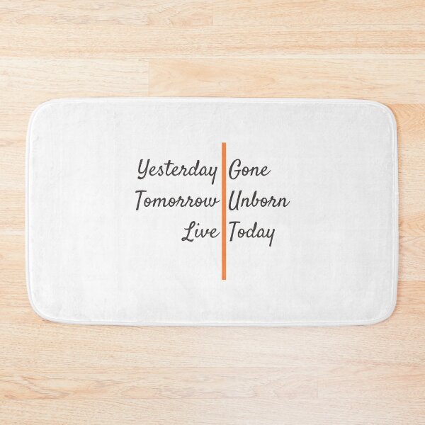 Item preview, Yesterday Gone, Tomorrow Unborn, Live Today designed and sold by minynature.