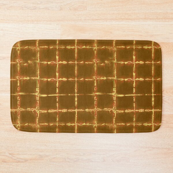 Item preview, Brown Tie-Dye Texture Natural Basic Cross Line Pattern designed and sold by V-Top-Design.