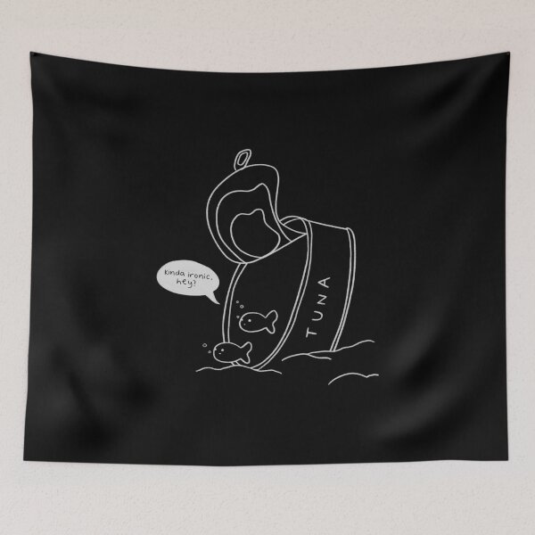 Item preview, Sad Fish: Kinda ironic, hey? designed and sold by Jamila Benito.