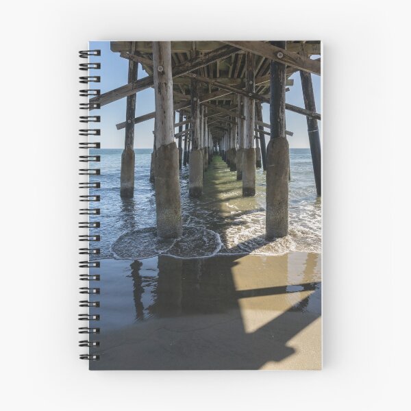 Item preview, Lacy Seafoam - Waves Under the Newport Beach Pier in Orange County California designed and sold by Georgia Mizuleva.