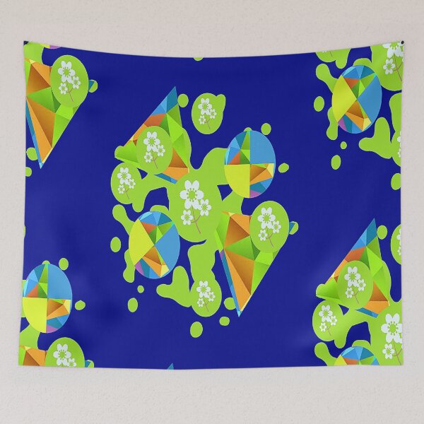 Item preview, Playful Gypsy Floral Abstract Art, Graphic Psychedelic Abstract Art, Inspired by Nature-floral abstract art designed and sold by Adri Barnard.