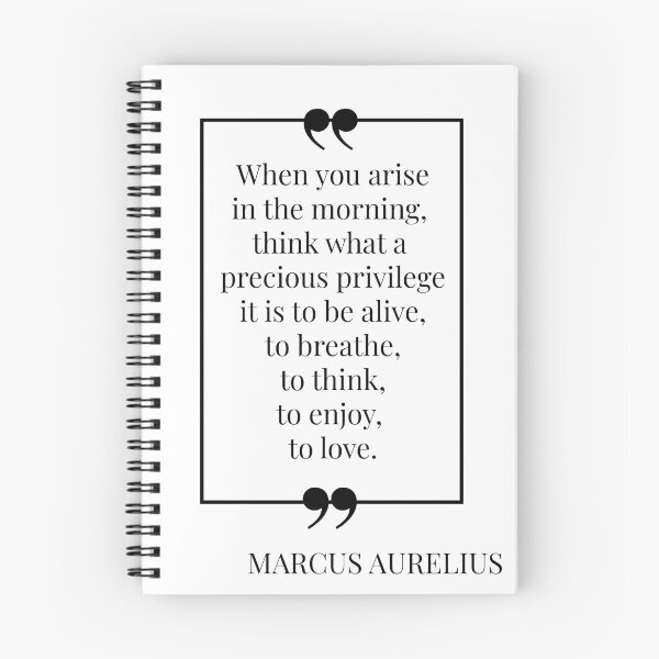 Item preview, To breath, to think, to enjoy, to love - Marcus Aurelius Quote designed and sold by MuseTheQuote1.