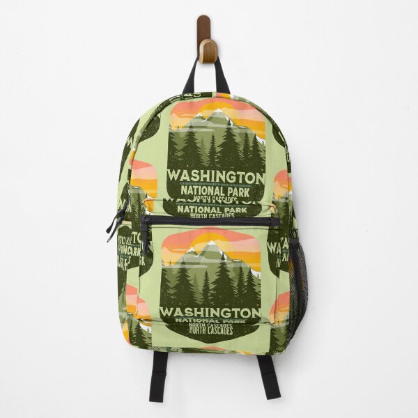 Item preview, Vintage North Cascades National Park Washington designed and sold by AlienBeeOutdoor.