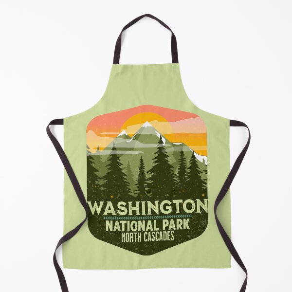 Item preview, Vintage North Cascades National Park Washington designed and sold by AlienBeeOutdoor.