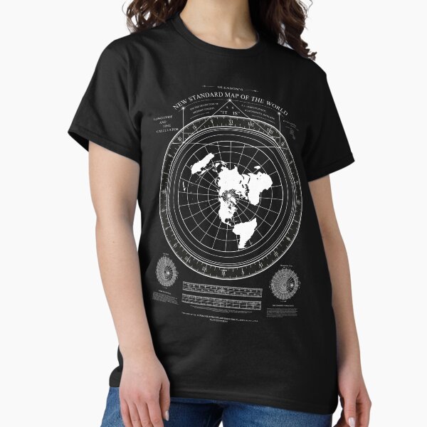 Vista previa del artículo con la obra «Mapa de Gleason», diseñado y vendido por Conspiracy-Guru.