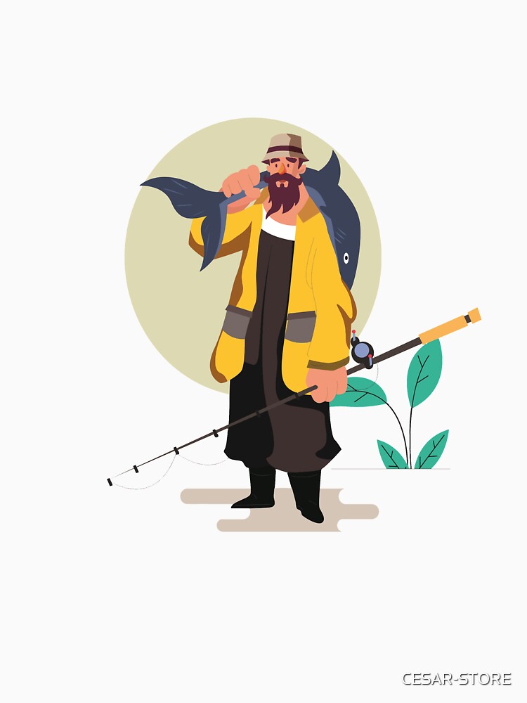born to be a fishing legend by CESAR-STORE