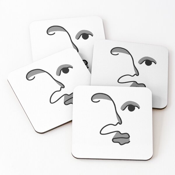 Item preview, minimalistic face designed and sold by horizonlily.