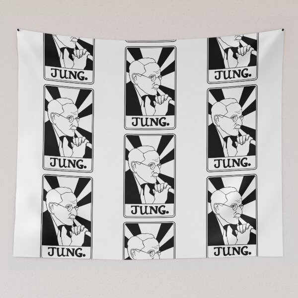 Item preview, Carl Gustav Jung Tarot Portrait - Jungian Psychology Teacher - BW designed and sold by isstgeschichte.