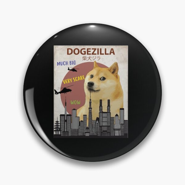 Item preview, Dogezilla - Funny Doge Meme Giant Shiba Inu designed and sold by DoritVogel.