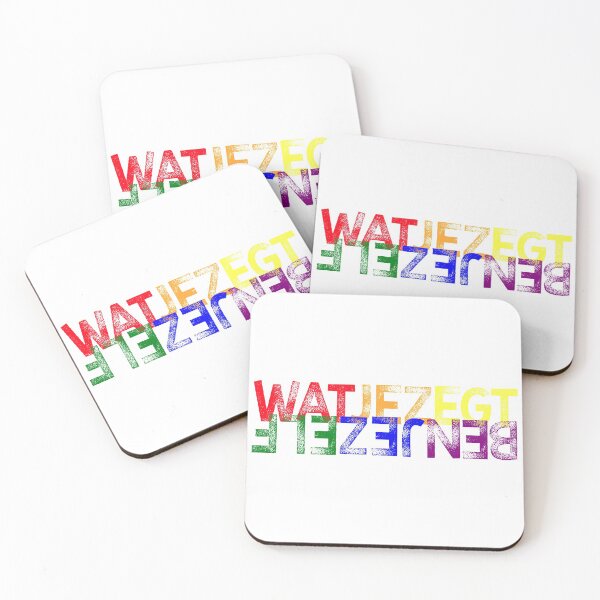 Item preview, Wat je zegt ben jezelf (You Are What You Say, in Dutch) - single image style designed and sold by ByMaSOLE.