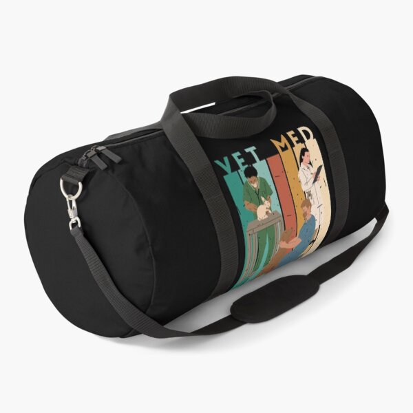 Vet Med- Veterinary medicine retro vintage sunset Duffle Bag