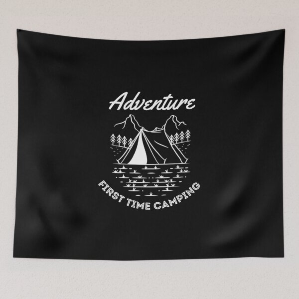 Item preview, FIRST TME CAMPING  designed and sold by thenewnormality.