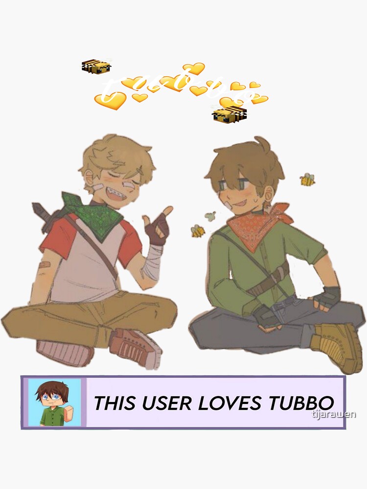 "Tommy and tubbo" Sticker by tijarawen | Redbubble