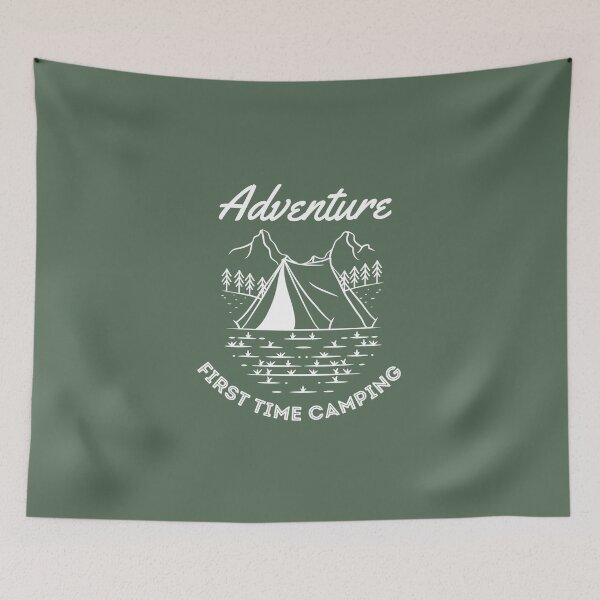 Item preview, FIRST TME CAMPING  designed and sold by thenewnormality.