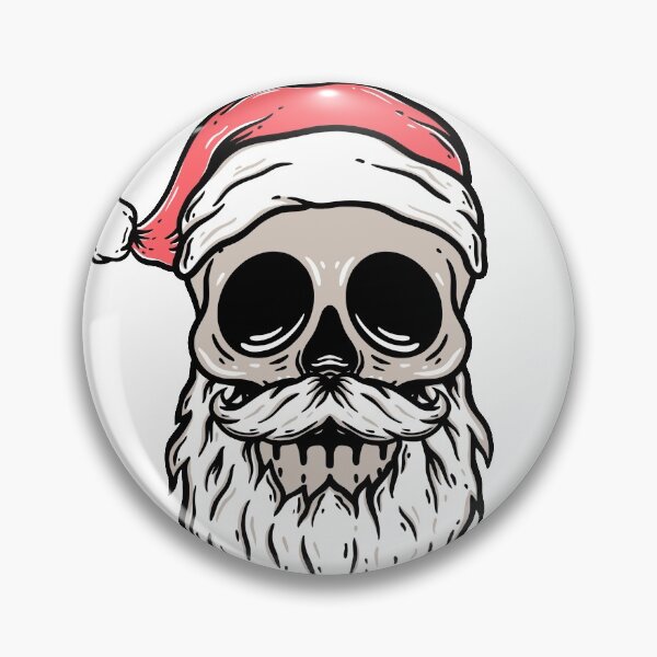Item preview, Santa Skull christmas designed and sold by rukurustudio.
