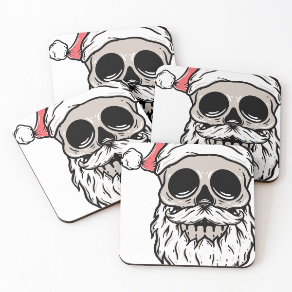 Item preview, Santa Skull christmas designed and sold by rukurustudio.