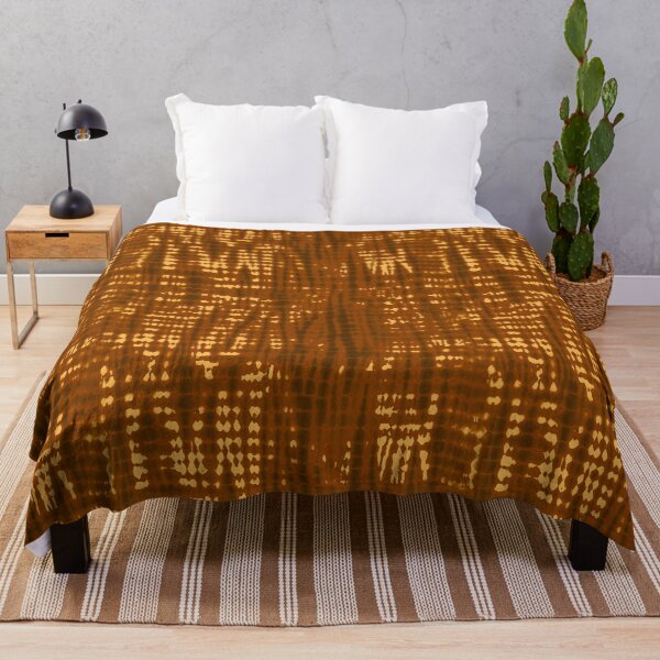 Item preview, Natural Brown Tie-Dye Texture Simple Line Pattern designed and sold by V-Top-Design.