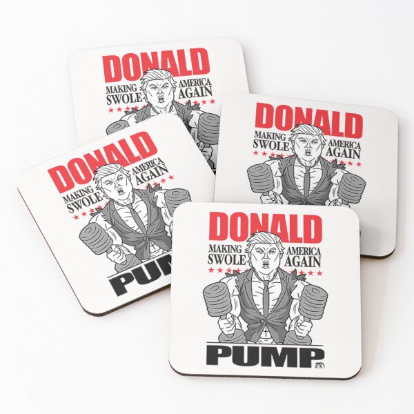Item preview, Donald Pump Make America Swole Funny Politics designed and sold by DoritVogel.