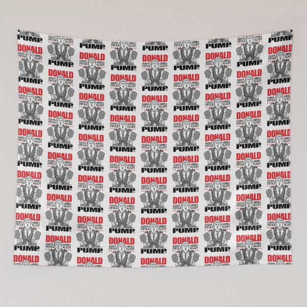 Item preview, Donald Pump Make America Swole Funny Politics designed and sold by DoritVogel.