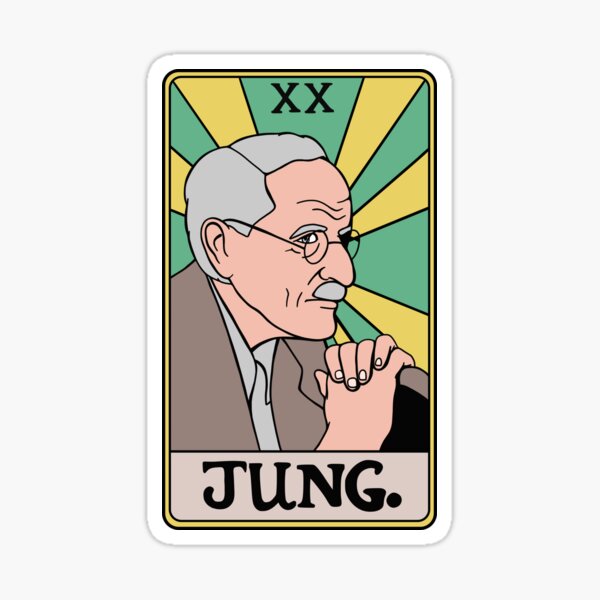 Item preview, Carl Gustav Jung Tarot Portrait - Jungian Psychology Teacher - Color designed and sold by isstgeschichte.