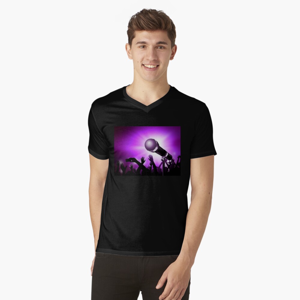 Item preview, V-Neck T-Shirt designed and sold by battlerapgear.
