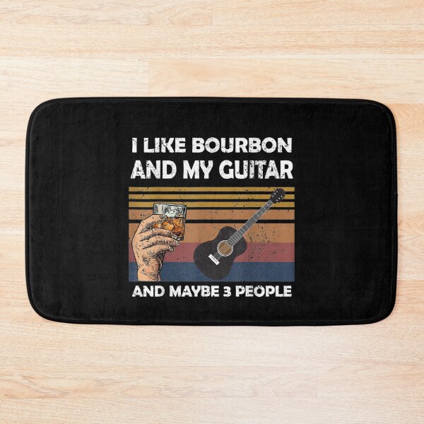 Item preview, Vintage i like bourbon and my guitar and maybe 3 people designed and sold by familyarts.