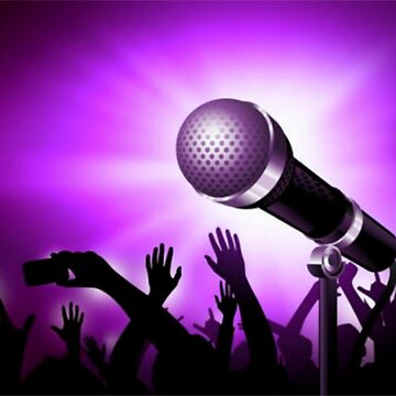 Artwork thumbnail, Mic and Crowd - Purple by battlerapgear