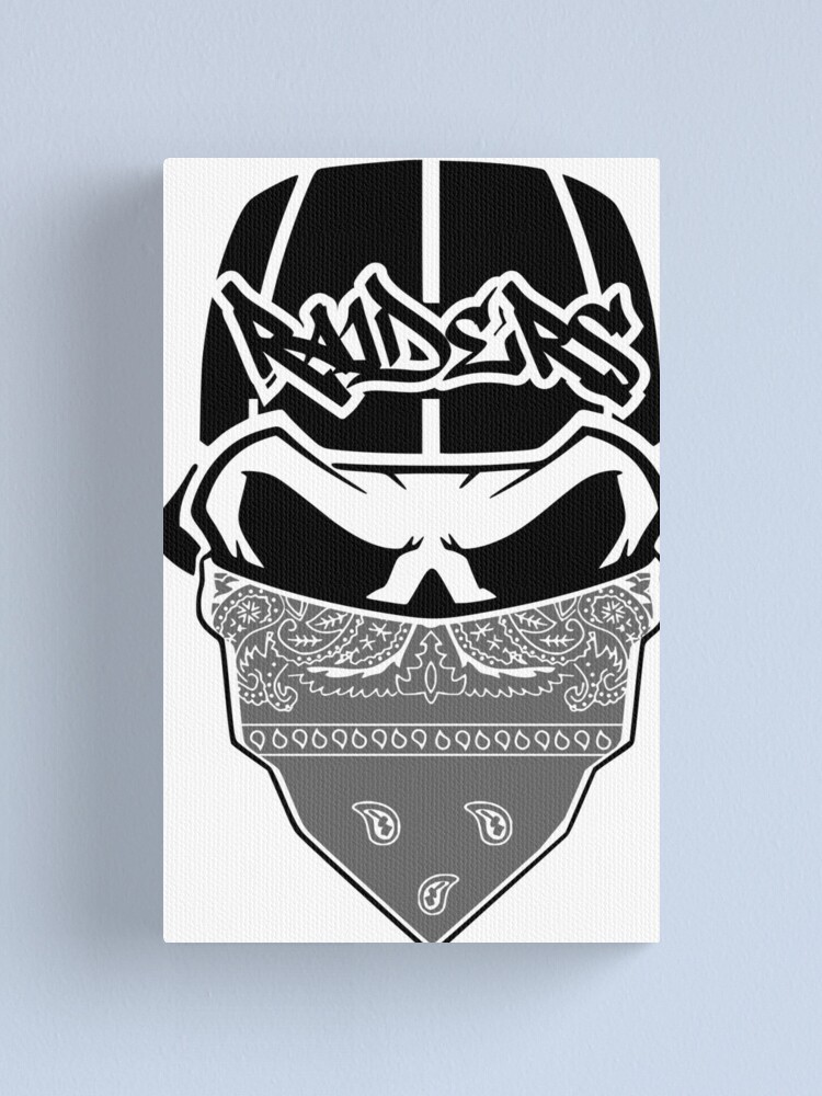 Las Vegas Raiders Skull - Bandana | Canvas Print