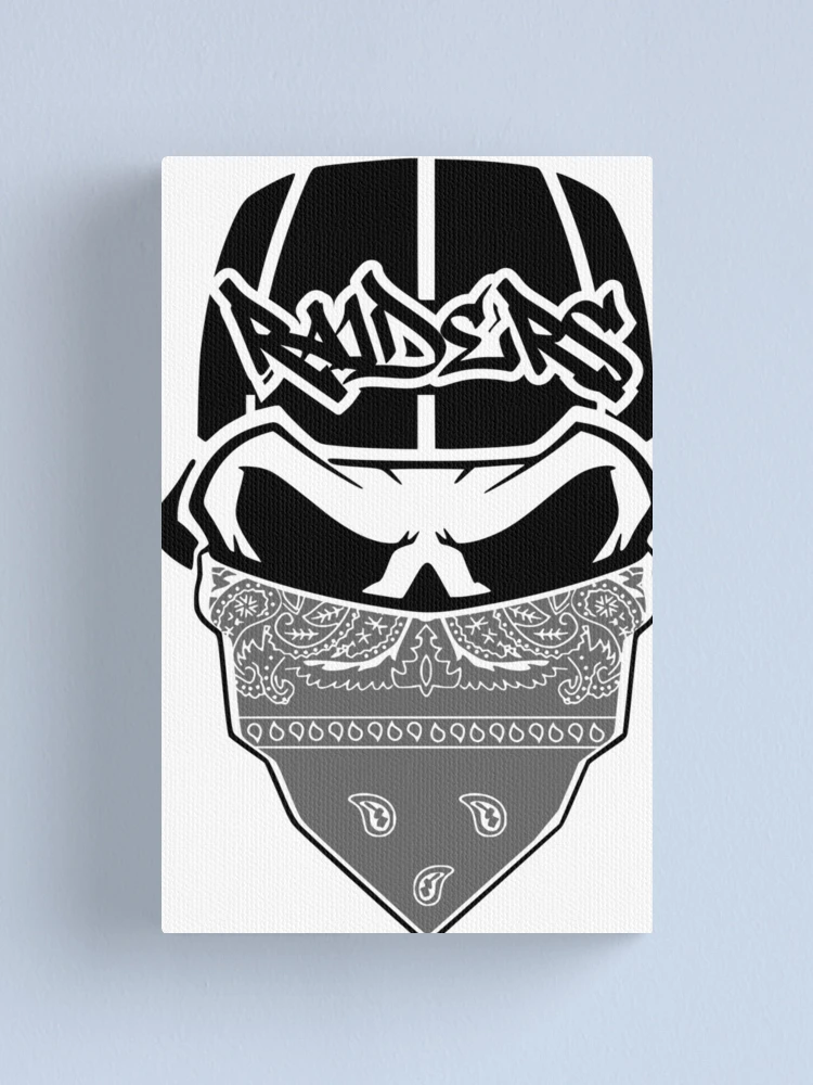 Las Vegas Raiders Skull - Bandana Essential T-Shirt for Sale by  Reckless-Design