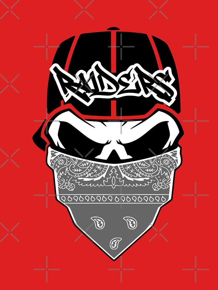 Las Vegas Raiders Skull - Bandana Sticker for Sale by Reckless-Design