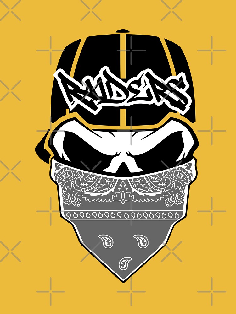 Las Vegas Raiders Skull - Bandana Pin for Sale by Reckless-Design