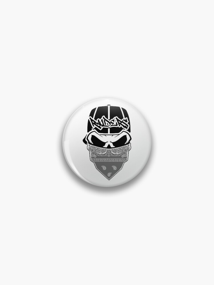 Las Vegas Raiders Skull - Bandana' Pin for Sale by Reckless-Design