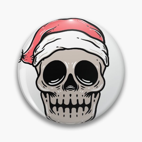 Item preview, Santa Skull christmas designed and sold by rukurustudio.