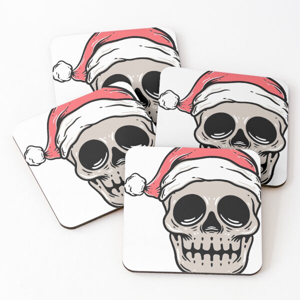 Item preview, Santa Skull christmas designed and sold by rukurustudio.
