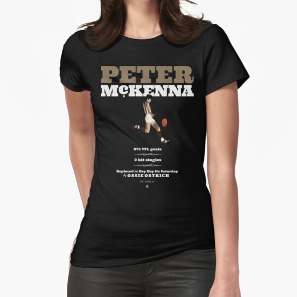 Peter McKenna, Collingwood (for dark shirts only) Fitted T-Shirt