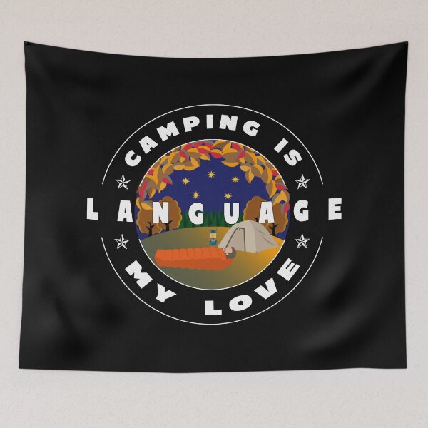 Item preview, Camping is my love language	 designed and sold by PhotoPrise.