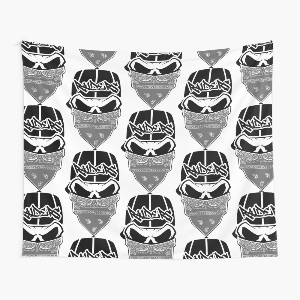 Las Vegas Raiders Skull - Bandana Canvas Print for Sale by Reckless-Design