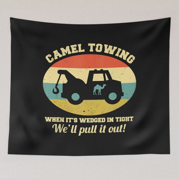 Item preview, Camel Towing Retro Adult Humor Saying Funny Halloween Gift designed and sold by WesleyCole.